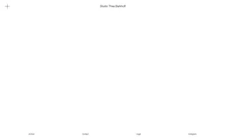Studio Thea Barkhoff homepage website preview