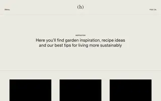 Homegrown homepage website preview
