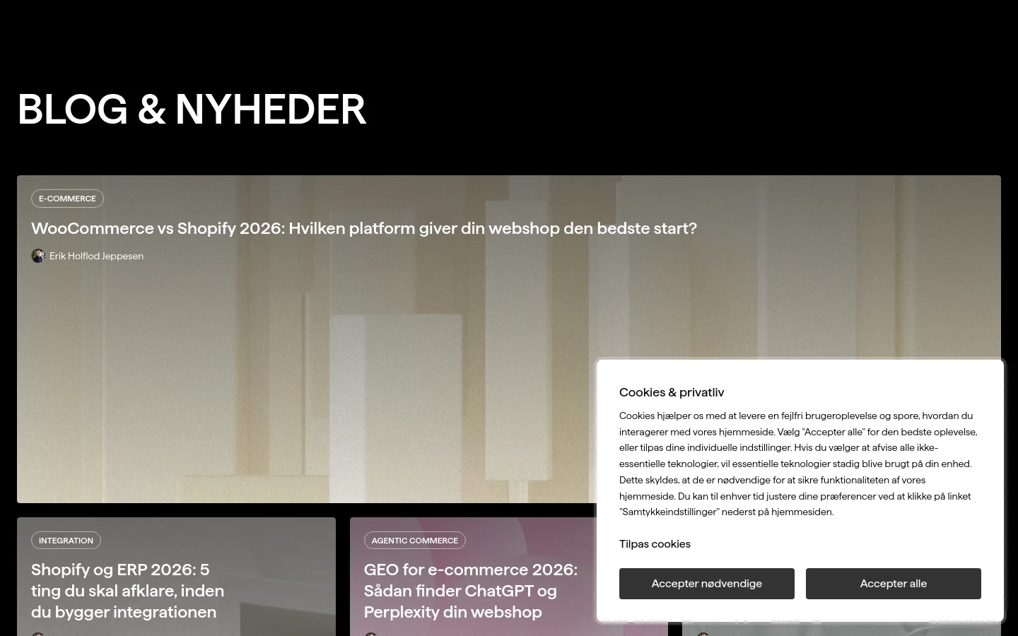 Grafikr Blog / Article desktop website screenshot
