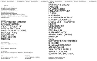 Gr20 Paris homepage website preview