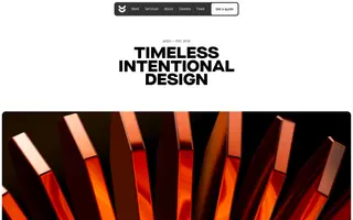 Akeo homepage website preview