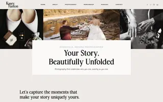 Kasey Fanton homepage website preview