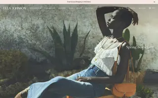 Ulla Johnson homepage website preview