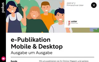 Pokus homepage website preview