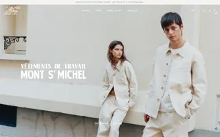 Le Mont Saint Michel homepage website preview
