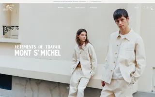 Le Mont Saint Michel homepage website preview