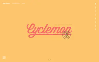 Cyclemon homepage website preview