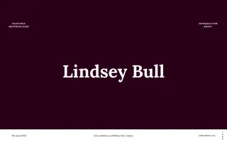 Lindsey Bull homepage website preview