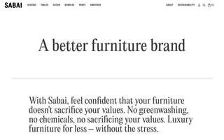Sabai homepage website preview
