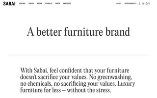 Sabai homepage website preview
