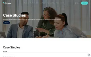 Sysdoc homepage website preview