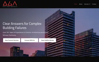 Diehl Group Architects homepage website preview