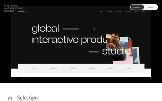 Louis Ansa homepage website preview