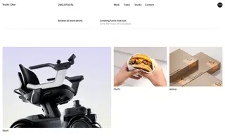 Studio Oker homepage website preview