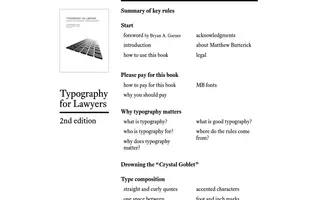 Typography for Lawyers homepage website preview