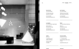 Christian Woo homepage website preview