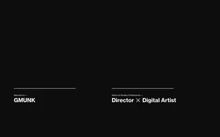 Gmunk homepage website preview