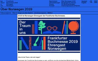 Norway2019 homepage website preview