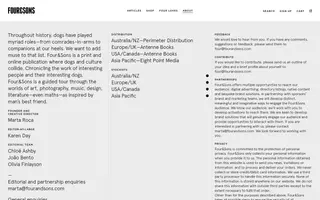 Four&Sons homepage website preview