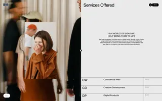 Salt & Pepper homepage website preview