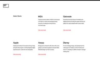 Work & Co homepage website preview