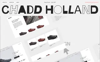 Chadd Holland homepage website preview