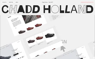 Chadd Holland homepage website preview