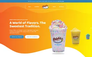 Ralph's Famous homepage website preview