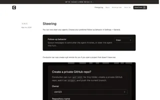 Conductor homepage website preview