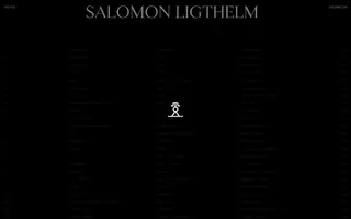 Salomon Ligthelm homepage website preview