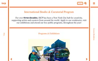 Iscp-nyc homepage website preview
