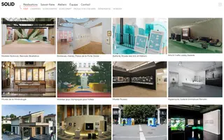 Solid homepage website preview