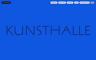 Alex Lescieux homepage website preview