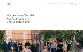 think moto homepage website preview