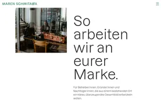 Maren Schwitalla homepage website preview