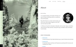 Chris Shiflett homepage website preview