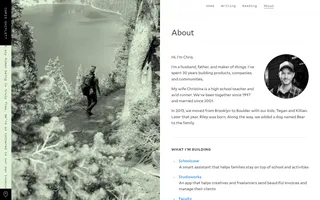 Chris Shiflett homepage website preview