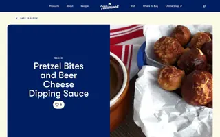 Tillamook homepage website preview