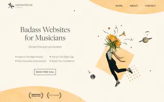 Summerthyme Studio homepage website preview
