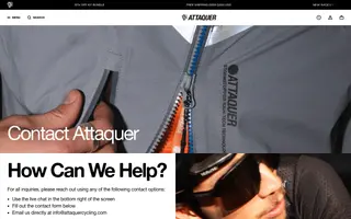 Attaquer homepage website preview