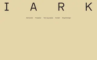 iArk homepage website preview