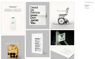 Paul Belford homepage website preview