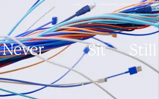 Never Sit Still homepage website preview