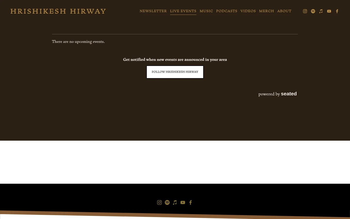 Hrishikesh Hirway Portfolio desktop website screenshot