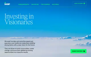 N49P homepage website preview