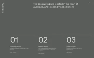 Goldsworthy homepage website preview