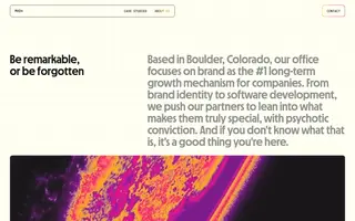 Max Hofert Design homepage website preview