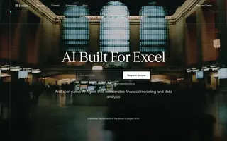 Endex homepage website preview