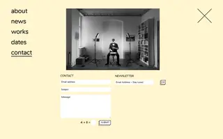 Alexandre Babel homepage website preview