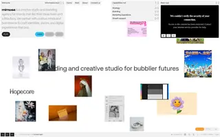 Mimosa homepage website preview